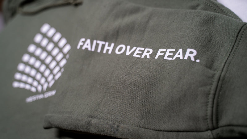 Faith Over Fear - Military Green